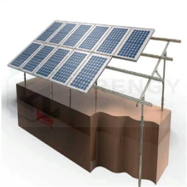 डबल पोल के साथ पाइलिंग माउंटिंग सिस्टम