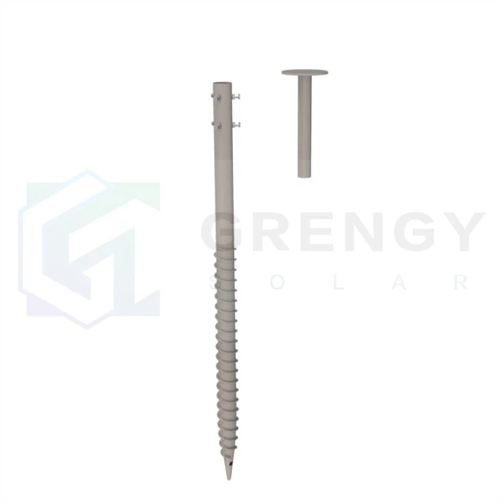adjuatable screw pile with little blades