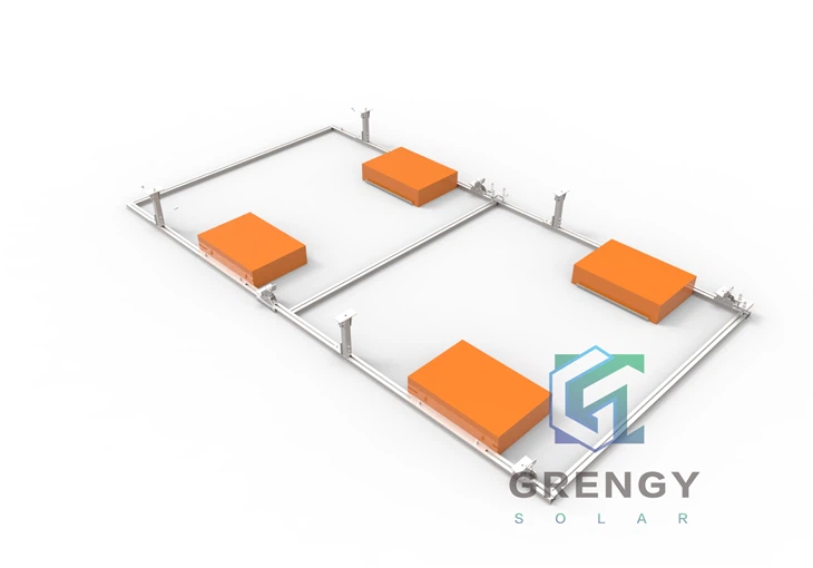 Solar PV Panel Ballast Flat Rooftop Non-penatration