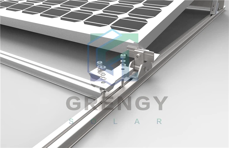 Flat Roof Ballasted Solar Racking Systems