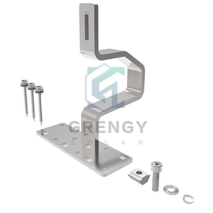 High-Strength PV Roof Hook For Solar Panel Racking Systems factory