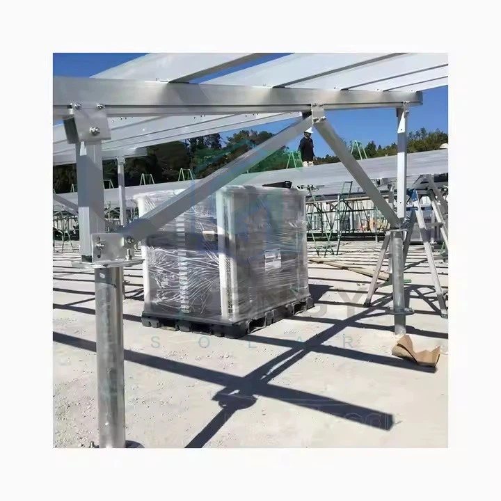Screw Pile Foundation For Aluminum Solar Mounts