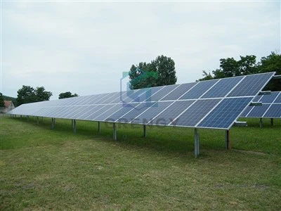 दो पोस्ट ग्राउंड माउंट सोलर माउंटिंग सिस्टम 2 एस