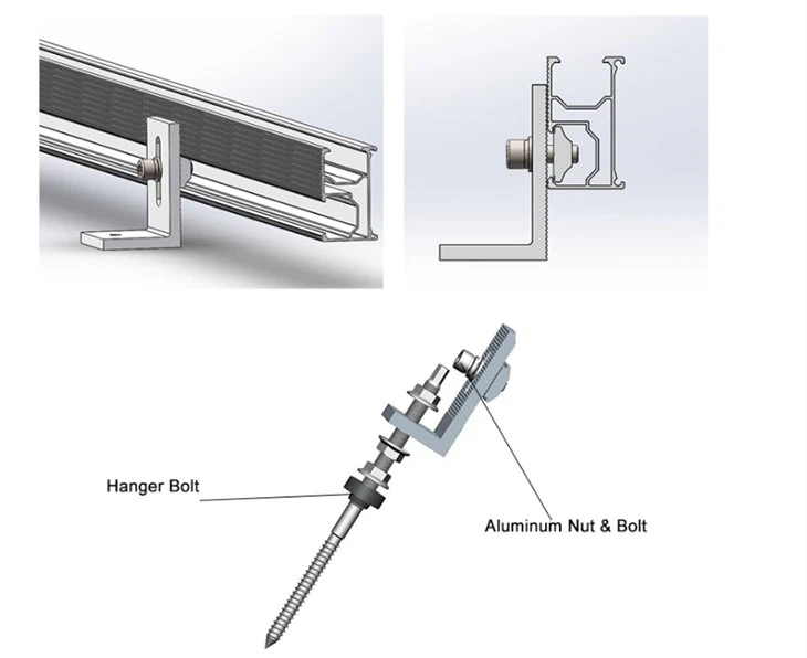 Universal Adjustable L-Foot For Metal Roof Solar Panel Mounting Kits suppliers